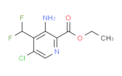 Ethyl 3-amino-5-chloro-4-(difluoromethyl)pyridine-2-carboxylate