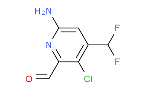 6-Amino-3-chloro-4-(difluoromethyl)pyridine-2-carboxaldehyde