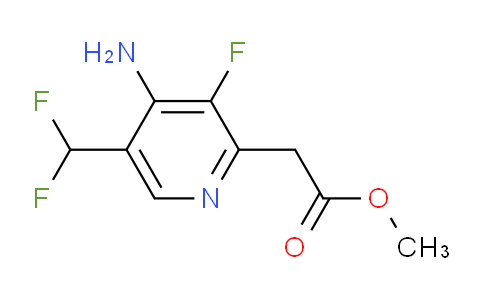 Methyl 4-amino-5-(difluoromethyl)-3-fluoropyridine-2-acetate