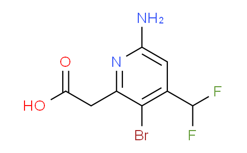 AM223960 | 1805092-82-3 | 6-Amino-3-bromo-4-(difluoromethyl)pyridine-2-acetic acid