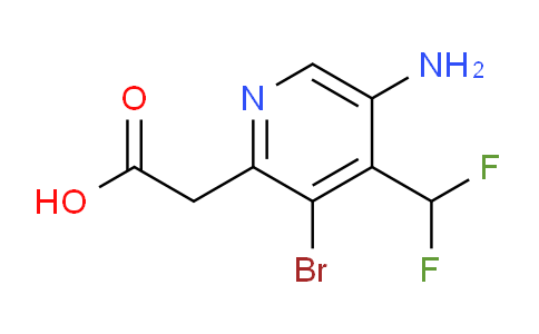 AM223961 | 1806835-47-1 | 5-Amino-3-bromo-4-(difluoromethyl)pyridine-2-acetic acid