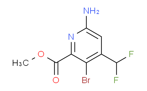 Methyl 6-amino-3-bromo-4-(difluoromethyl)pyridine-2-carboxylate