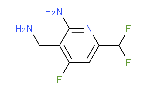 2-Amino-3-(aminomethyl)-6-(difluoromethyl)-4-fluoropyridine