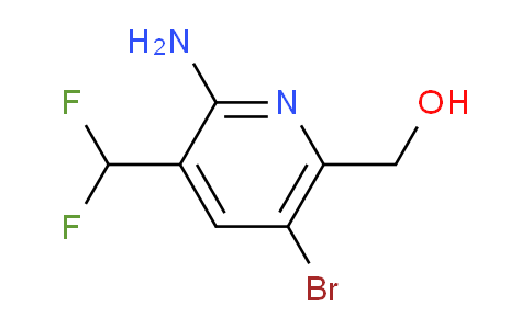 2-Amino-5-bromo-3-(difluoromethyl)pyridine-6-methanol