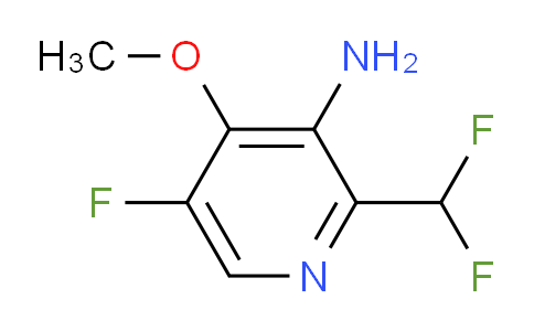 3-Amino-2-(difluoromethyl)-5-fluoro-4-methoxypyridine