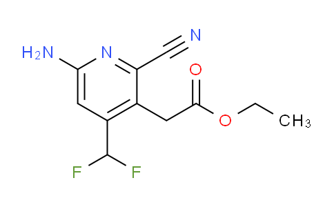 AM223979 | 1806810-93-4 | Ethyl 6-amino-2-cyano-4-(difluoromethyl)pyridine-3-acetate