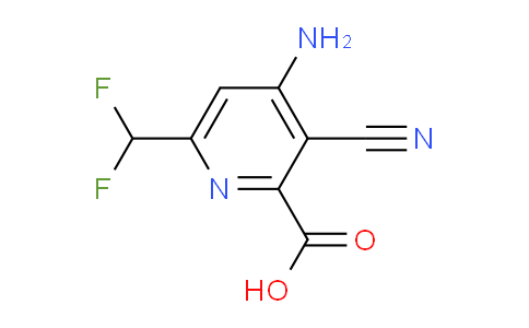 AM223990 | 1803672-07-2 | 4-Amino-3-cyano-6-(difluoromethyl)pyridine-2-carboxylic acid