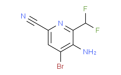 AM224024 | 1806788-48-6 | 3-Amino-4-bromo-6-cyano-2-(difluoromethyl)pyridine