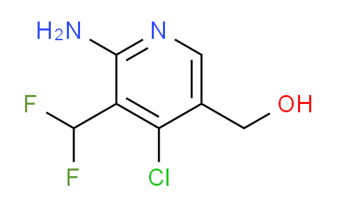 2-Amino-4-chloro-3-(difluoromethyl)pyridine-5-methanol
