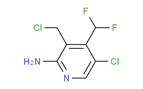 2-Amino-5-chloro-3-(chloromethyl)-4-(difluoromethyl)pyridine