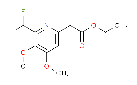 AM224039 | 1806800-84-9 | Ethyl 2-(difluoromethyl)-3,4-dimethoxypyridine-6-acetate