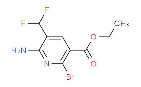 AM224049 | 1805091-41-1 | Ethyl 2-amino-6-bromo-3-(difluoromethyl)pyridine-5-carboxylate