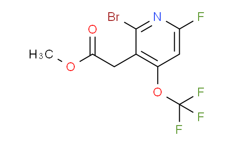 AM22405 | 1806086-72-5 | Methyl 2-bromo-6-fluoro-4-(trifluoromethoxy)pyridine-3-acetate