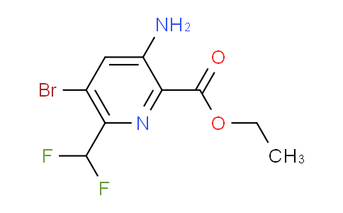 AM224051 | 1806059-20-0 | Ethyl 3-amino-5-bromo-6-(difluoromethyl)pyridine-2-carboxylate