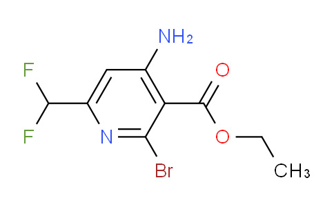 AM224053 | 1805091-96-6 | Ethyl 4-amino-2-bromo-6-(difluoromethyl)pyridine-3-carboxylate