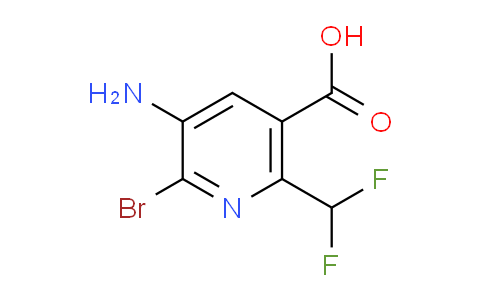 3-Amino-2-bromo-6-(difluoromethyl)pyridine-5-carboxylic acid