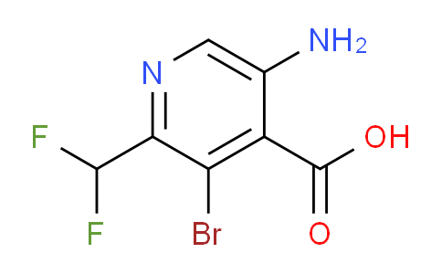 5-Amino-3-bromo-2-(difluoromethyl)pyridine-4-carboxylic acid