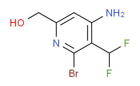 4-Amino-2-bromo-3-(difluoromethyl)pyridine-6-methanol