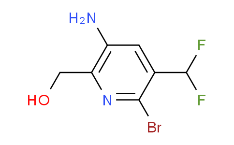 5-Amino-2-bromo-3-(difluoromethyl)pyridine-6-methanol