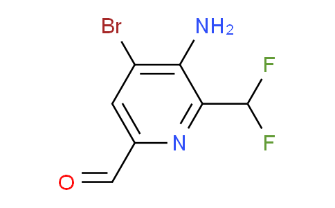 AM224071 | 1805053-67-1 | 3-Amino-4-bromo-2-(difluoromethyl)pyridine-6-carboxaldehyde
