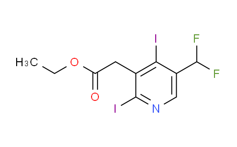 AM224075 | 1804451-16-8 | Ethyl 5-(difluoromethyl)-2,4-diiodopyridine-3-acetate