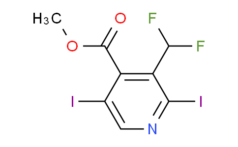 AM224080 | 1804450-60-9 | Methyl 3-(difluoromethyl)-2,5-diiodopyridine-4-carboxylate