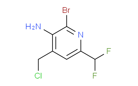 AM224084 | 1805260-29-0 | 3-Amino-2-bromo-4-(chloromethyl)-6-(difluoromethyl)pyridine