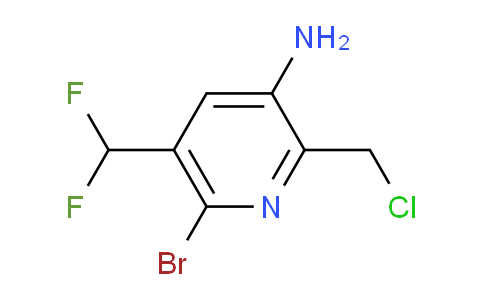 AM224089 | 1804694-79-8 | 3-Amino-6-bromo-2-(chloromethyl)-5-(difluoromethyl)pyridine