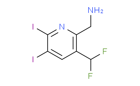 AM224098 | 1804717-91-6 | 6-(Aminomethyl)-5-(difluoromethyl)-2,3-diiodopyridine