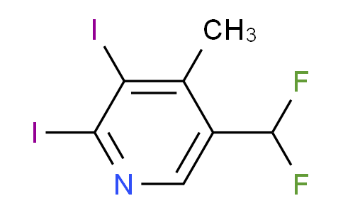 5-(Difluoromethyl)-2,3-diiodo-4-methylpyridine