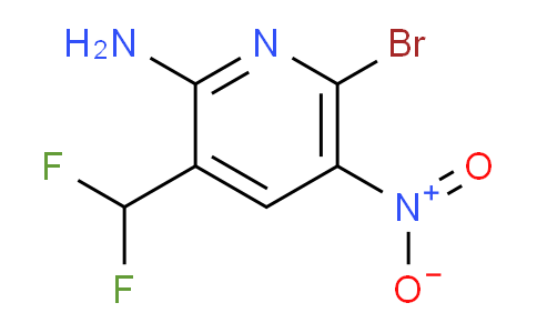 2-Amino-6-bromo-3-(difluoromethyl)-5-nitropyridine