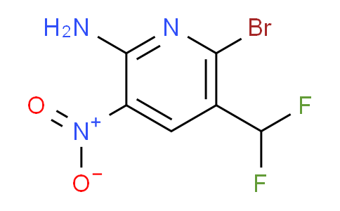 2-Amino-6-bromo-5-(difluoromethyl)-3-nitropyridine