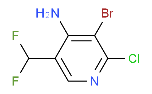 4-Amino-3-bromo-2-chloro-5-(difluoromethyl)pyridine