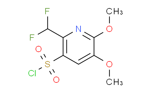 6-(Difluoromethyl)-2,3-dimethoxypyridine-5-sulfonyl chloride