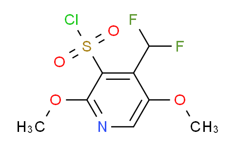 4-(Difluoromethyl)-2,5-dimethoxypyridine-3-sulfonyl chloride