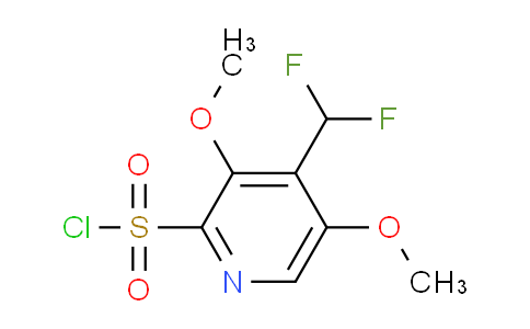 4-(Difluoromethyl)-3,5-dimethoxypyridine-2-sulfonyl chloride