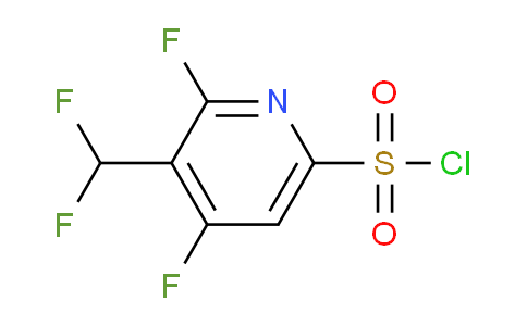 2,4-Difluoro-3-(difluoromethyl)pyridine-6-sulfonyl chloride