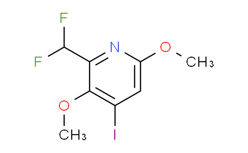 2-(Difluoromethyl)-3,6-dimethoxy-4-iodopyridine