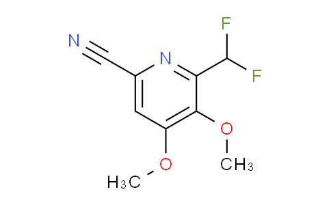 AM224159 | 1805284-75-6 | 6-Cyano-2-(difluoromethyl)-3,4-dimethoxypyridine