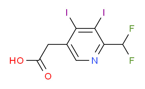 AM224164 | 1806805-93-5 | 2-(Difluoromethyl)-3,4-diiodopyridine-5-acetic acid