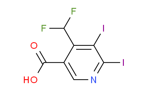 AM224167 | 1805160-17-1 | 4-(Difluoromethyl)-2,3-diiodopyridine-5-carboxylic acid