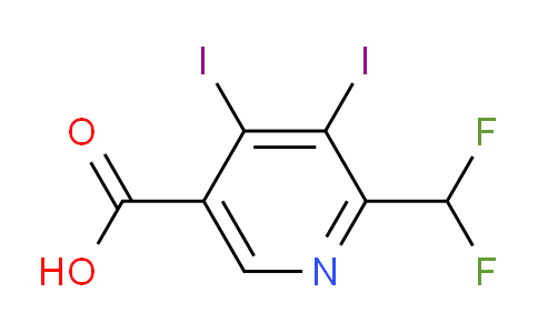 AM224168 | 1805005-87-1 | 2-(Difluoromethyl)-3,4-diiodopyridine-5-carboxylic acid