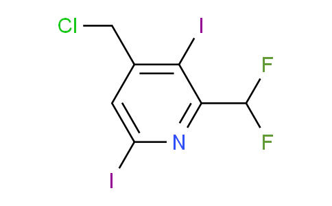 AM224172 | 1804691-71-1 | 4-(Chloromethyl)-2-(difluoromethyl)-3,6-diiodopyridine