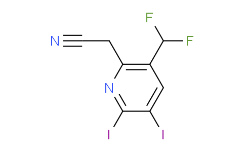 AM224173 | 1806897-91-5 | 5-(Difluoromethyl)-2,3-diiodopyridine-6-acetonitrile