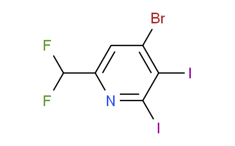 AM224183 | 1805009-22-6 | 4-Bromo-6-(difluoromethyl)-2,3-diiodopyridine