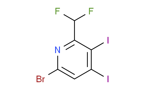 AM224185 | 1804716-16-2 | 6-Bromo-2-(difluoromethyl)-3,4-diiodopyridine