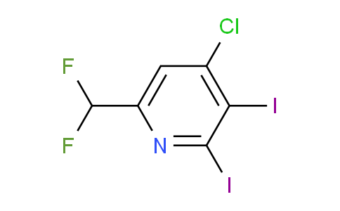 AM224186 | 1806823-65-3 | 4-Chloro-6-(difluoromethyl)-2,3-diiodopyridine