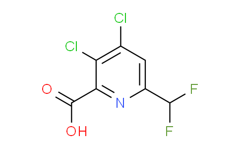 AM224196 | 1804444-08-3 | 3,4-Dichloro-6-(difluoromethyl)pyridine-2-carboxylic acid