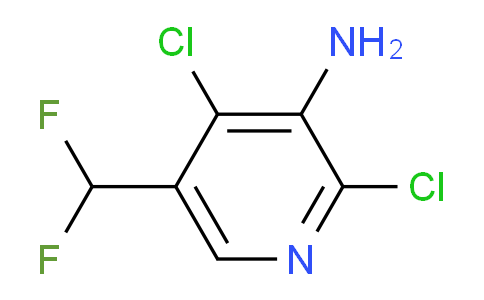 3-Amino-2,4-dichloro-5-(difluoromethyl)pyridine