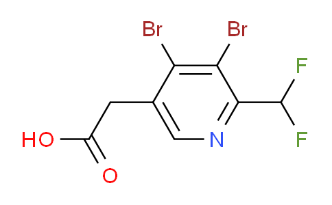 AM224222 | 1804716-63-9 | 3,4-Dibromo-2-(difluoromethyl)pyridine-5-acetic acid